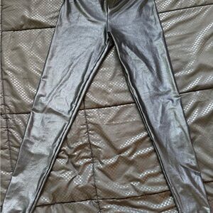 Koral Metallic Gray Active Leggings